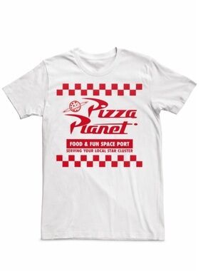 Mens Disney Pixar's Toy Story Pizza Planet Box T-Shirt Crewneck Short Sleeve‎ M
